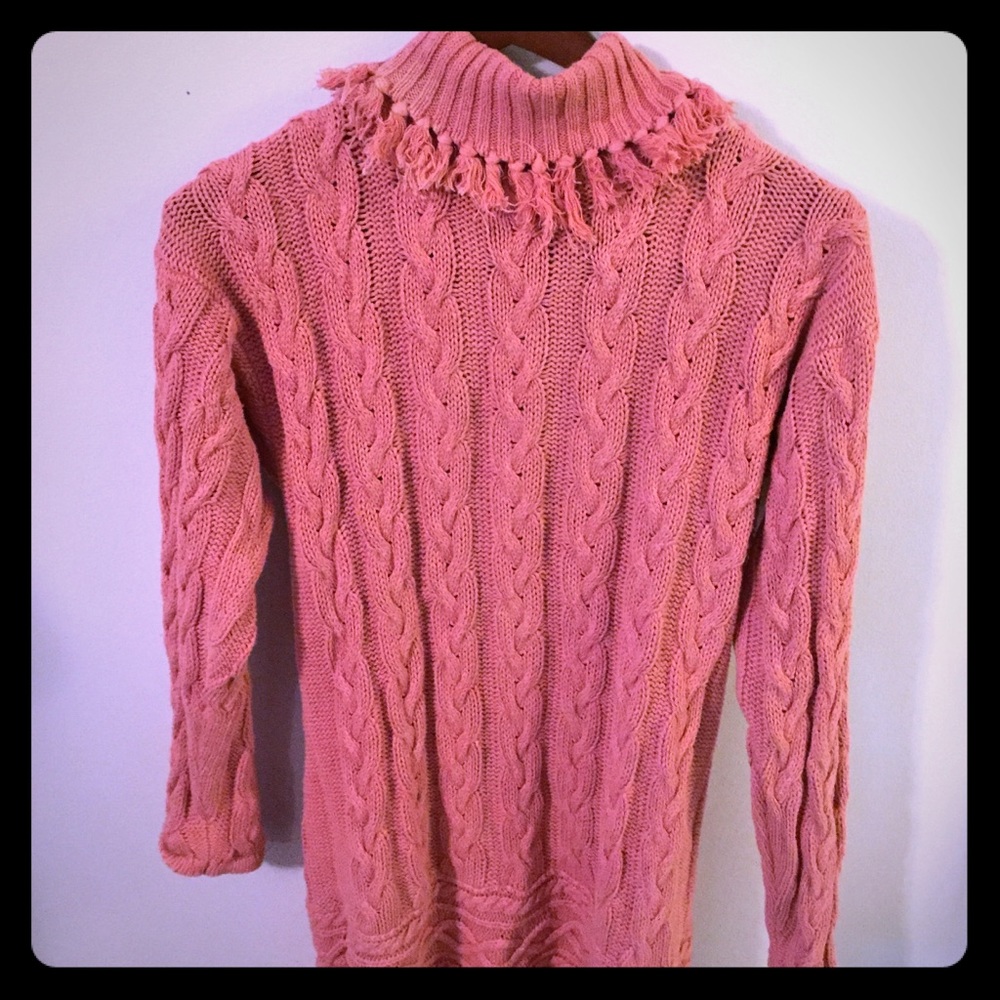**3/$25** w/ BUNDLE Coral Cablekbit chunky sweater